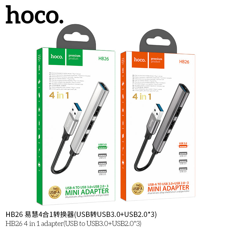 HD_SYNC:HB26 4 in 1 adapter(USB to USB3.0+USB2.0*3)
