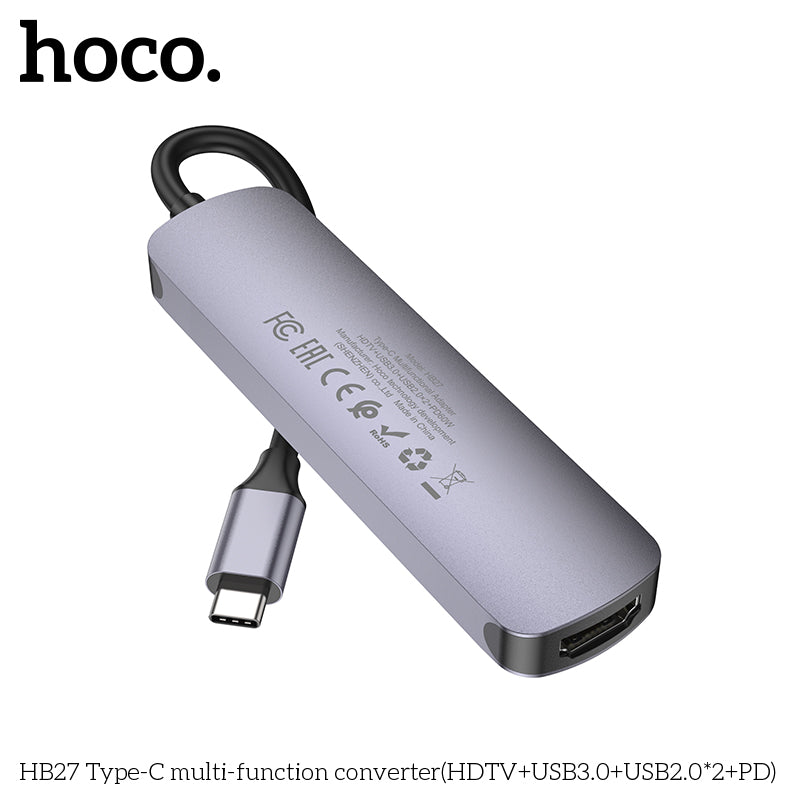 HD_SYNC:HB27 Type-C multi-function converter(HDTV+USB3.0+USB2.0*2+PD)