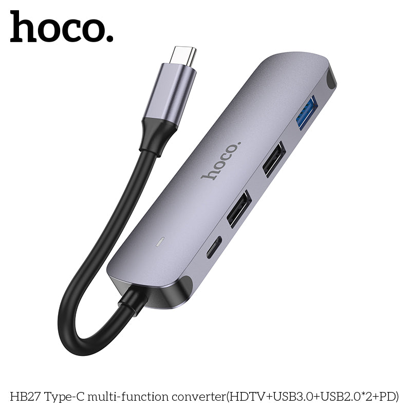 HD_SYNC:HB27 Type-C multi-function converter(HDTV+USB3.0+USB2.0*2+PD)