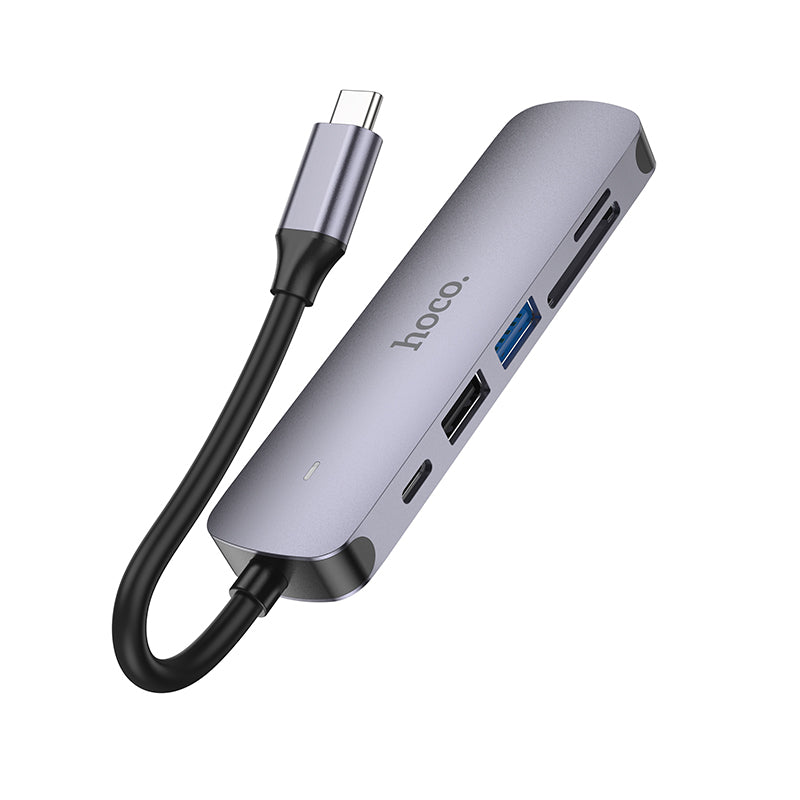 HD_SYNC:HB28 Type-C multi-function converter(HDTV+USB3.0+USB2.0+SD+TF+PD)