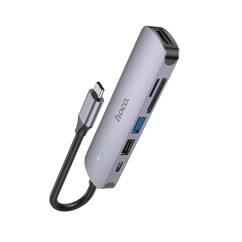 HD_SYNC:HB28 Type-C multi-function converter(HDTV+USB3.0+USB2.0+SD+TF+PD)