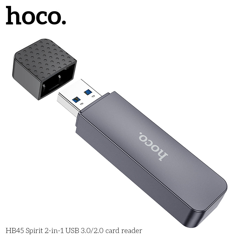 HD_SYNC:HB45 Spirit 2-in-1 USB 2.0 card reader