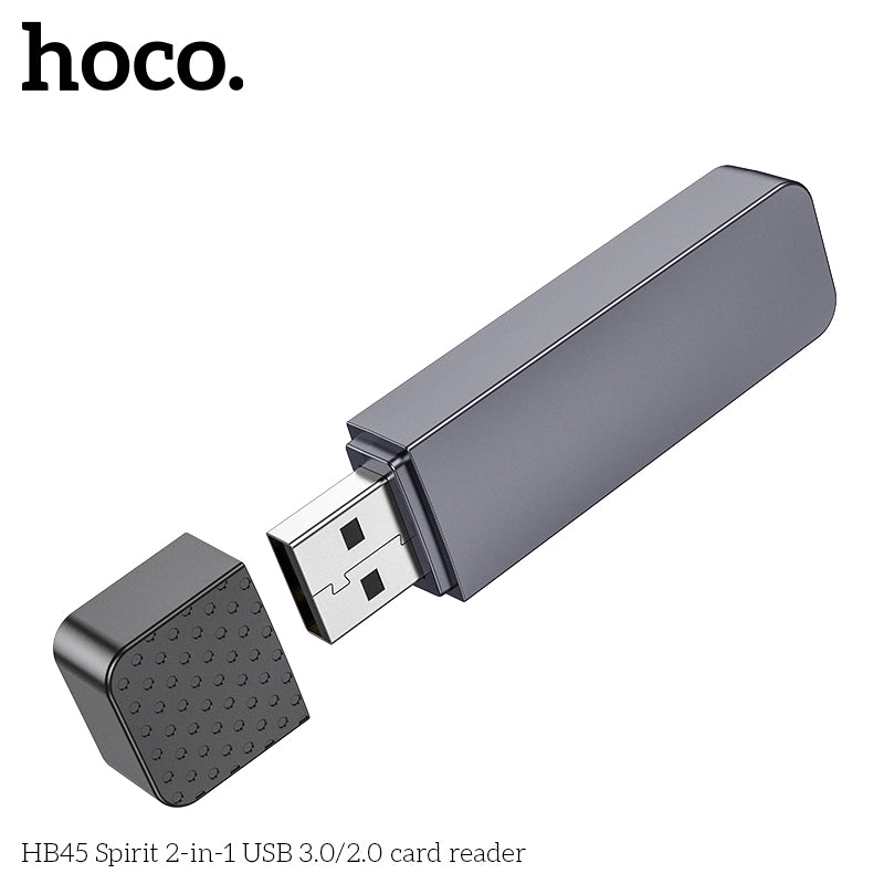 HD_SYNC:HB45 Spirit 2-in-1 USB/Type-C 3.0 card reader