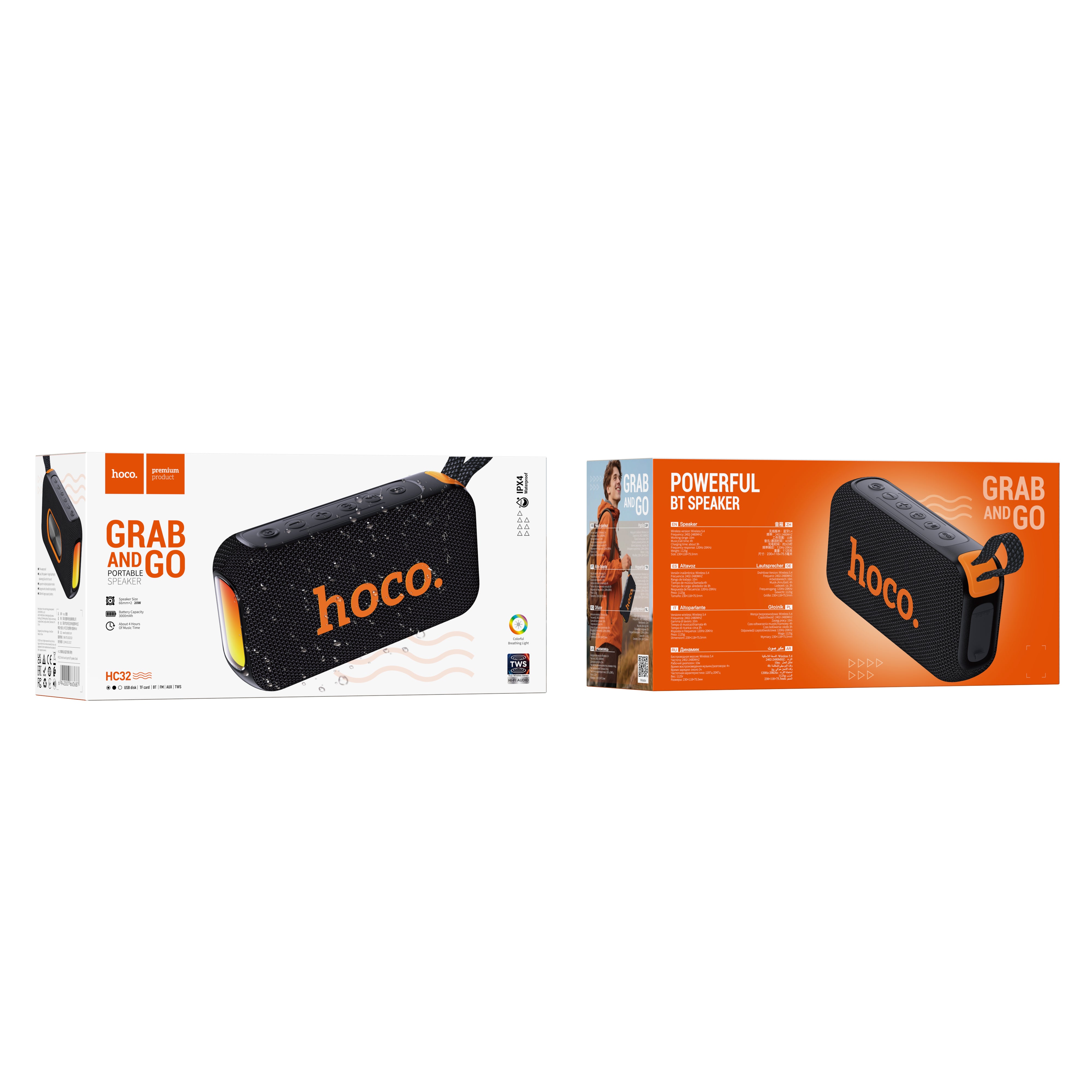 HD_SYNC:HC32 Smart sound sports BT speaker