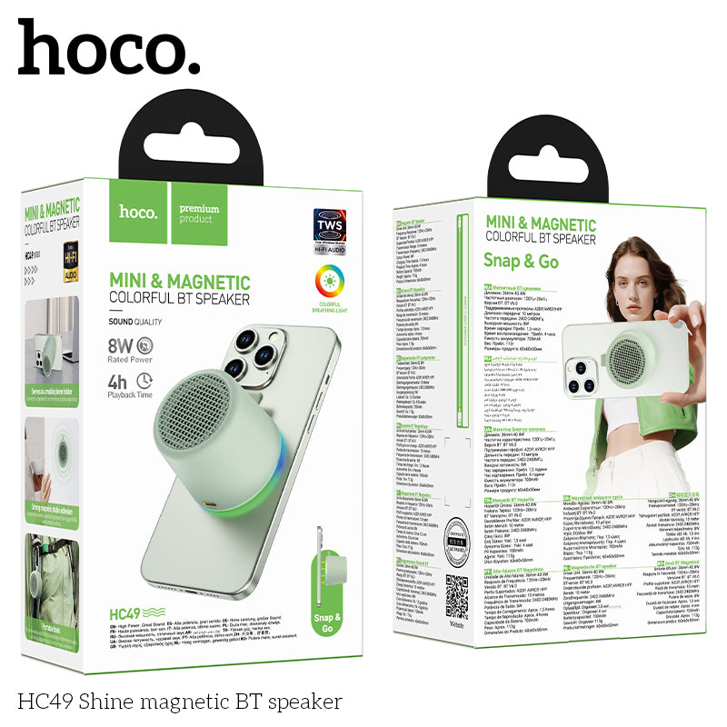 HD_SYNC:HC49 Shine magnetic BT speaker