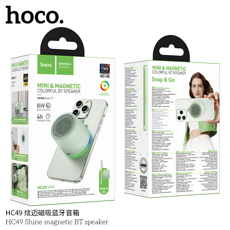 HD_SYNC:HC49 Shine magnetic BT speaker