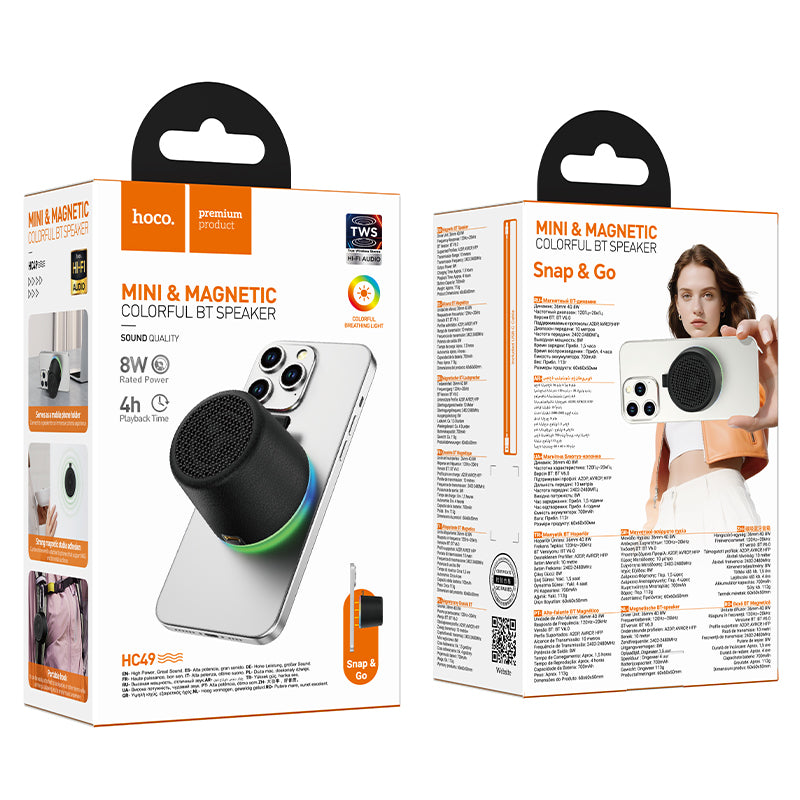 HD_SYNC:HC49 Shine magnetic BT speaker