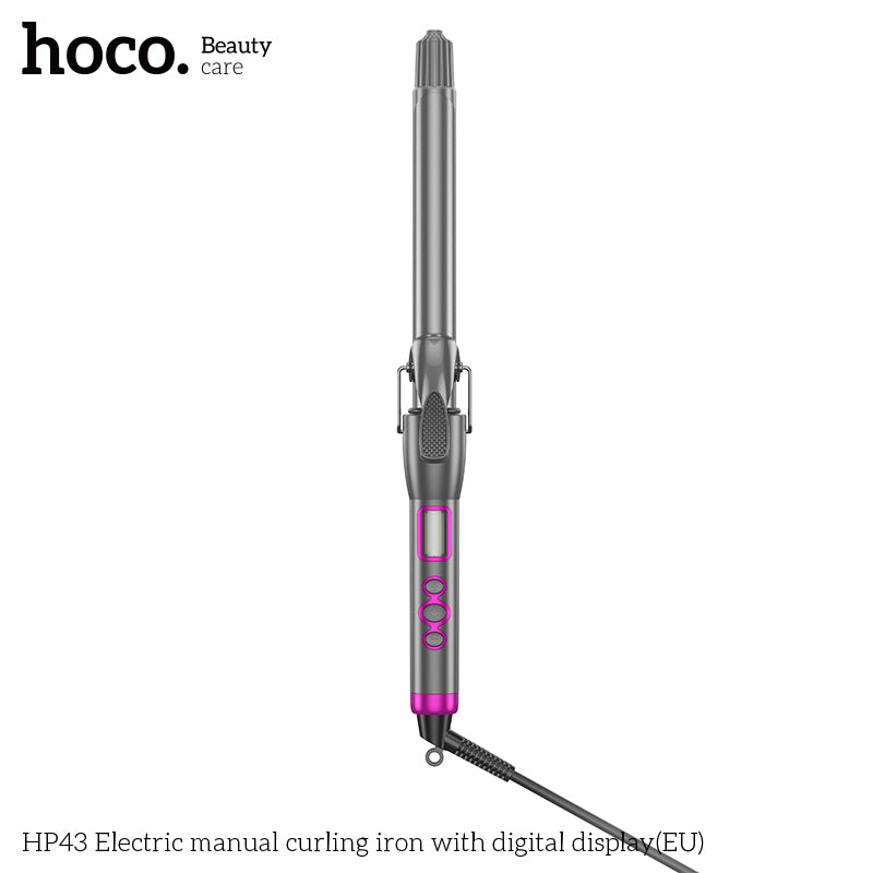 HD_SYNC:HP43 Electric manual curling iron with digital display(EU)