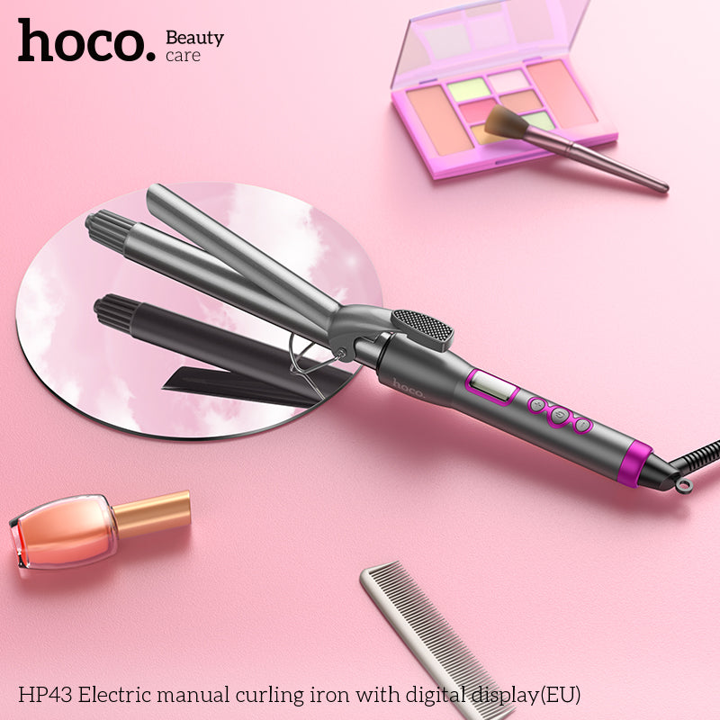 HD_SYNC:HP43 Electric manual curling iron with digital display(EU)