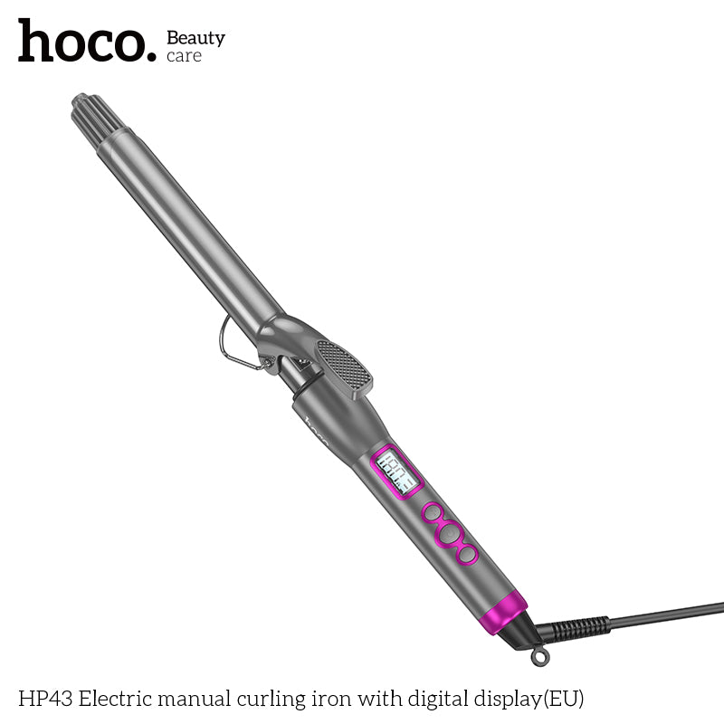 HD_SYNC:HP43 Electric manual curling iron with digital display(EU)