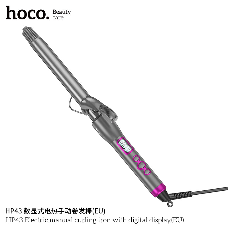 HD_SYNC:HP43 Electric manual curling iron with digital display(EU)