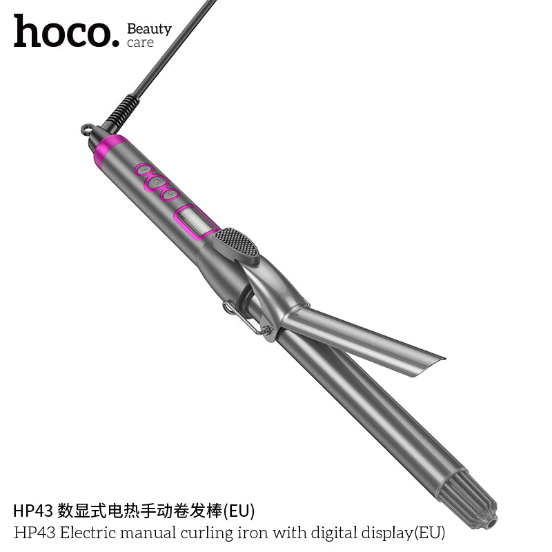 HD_SYNC:HP43 Electric manual curling iron with digital display(EU)