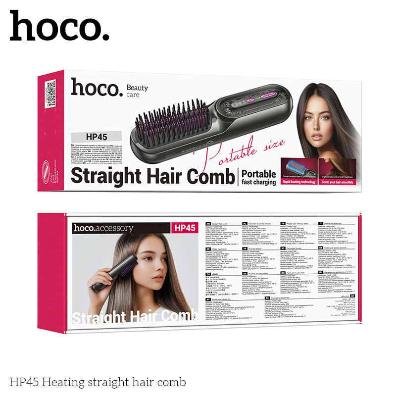 HD_SYNC:HP45 Heating straight hair comb