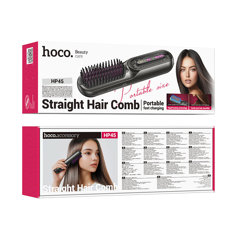 HD_SYNC:HP45 Heating straight hair comb