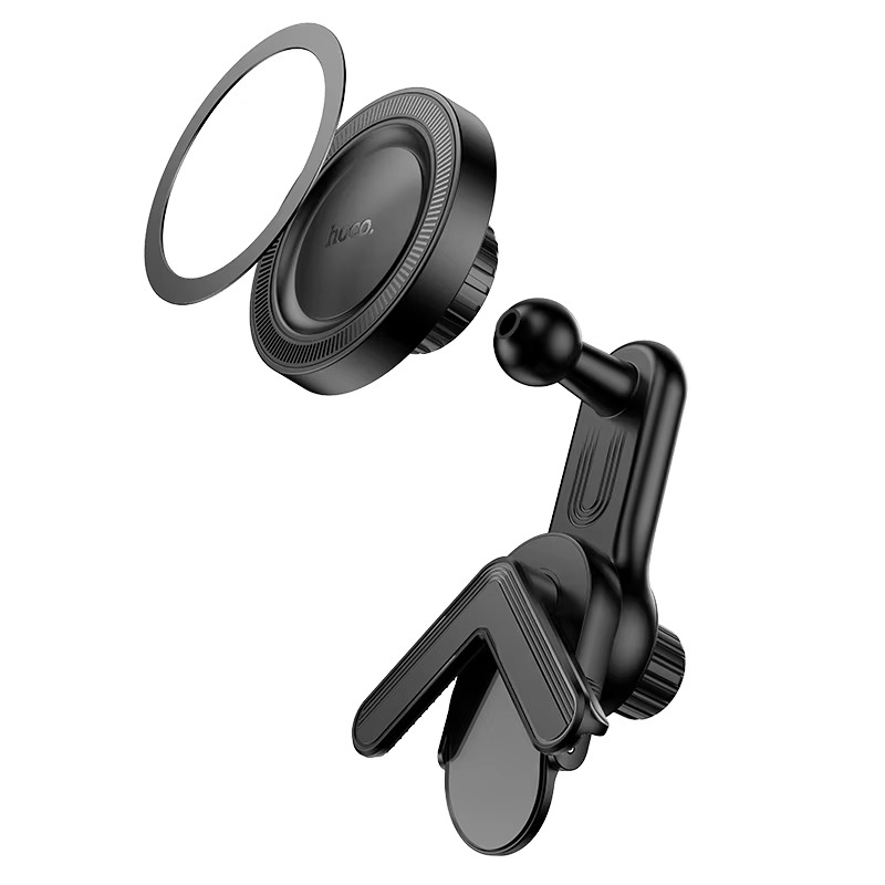 Hoco H57 Magnetic Car Phone Holder for Tesla Display APP Foldable Degree Rotation Metal Car Mount for iPhone 13 14 15 16 Pro Max