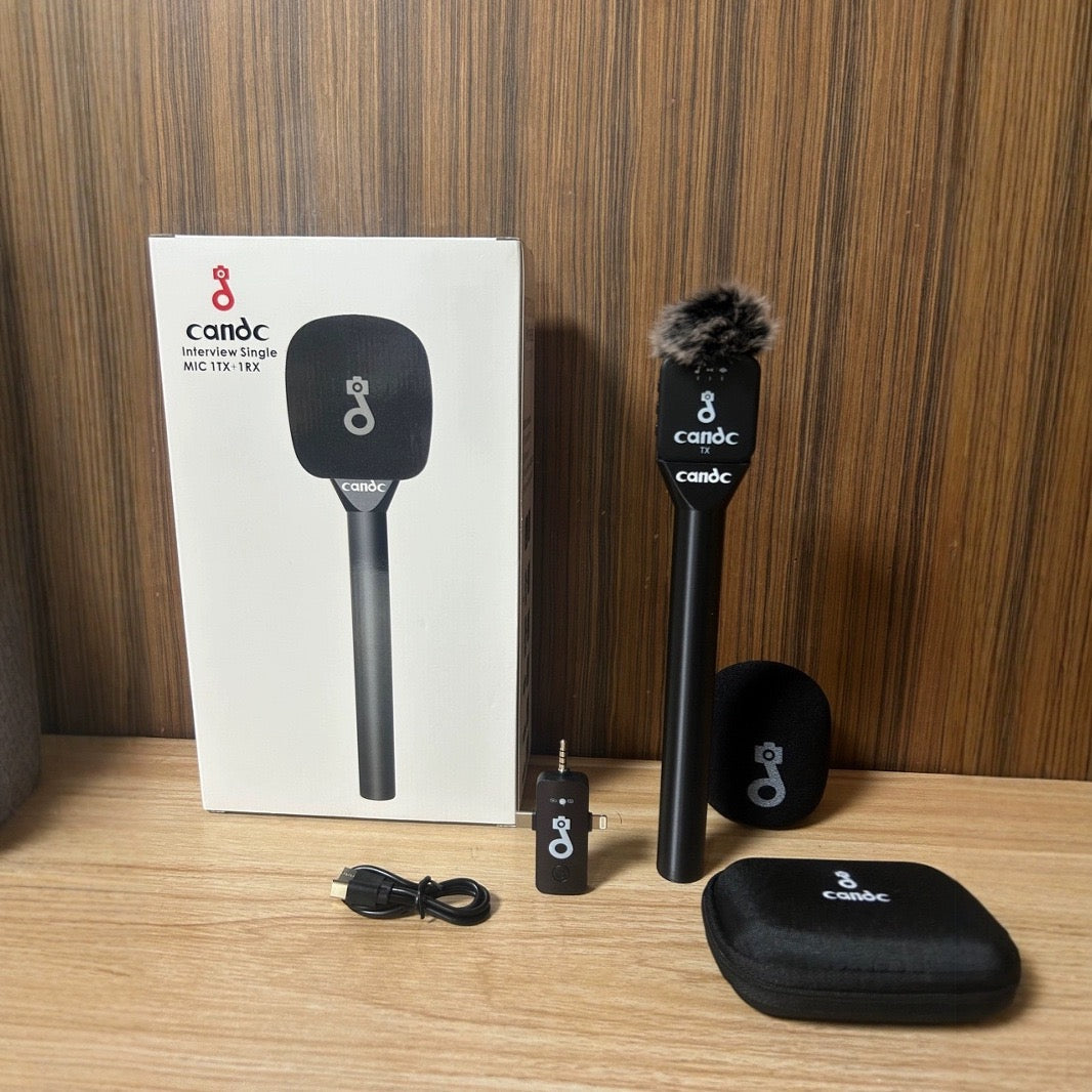 Explosions wireless handheld interview microphone microphone interview stick microphone 2.4G radio noise reduction wireless 1pcs
