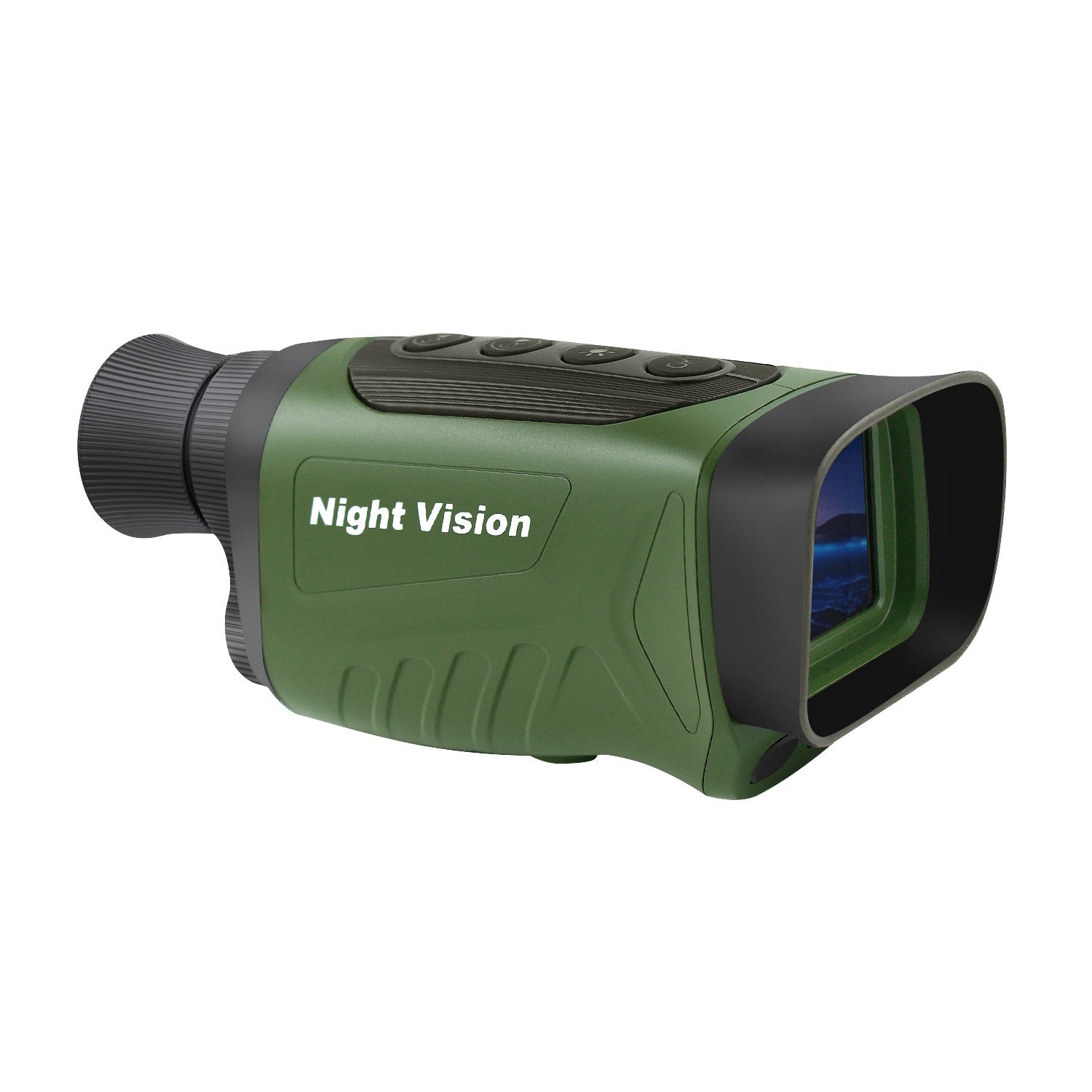 High-definition high-power digital night vision device outdoor monocular infrared imaging telescope infrared night full-color imager -Green