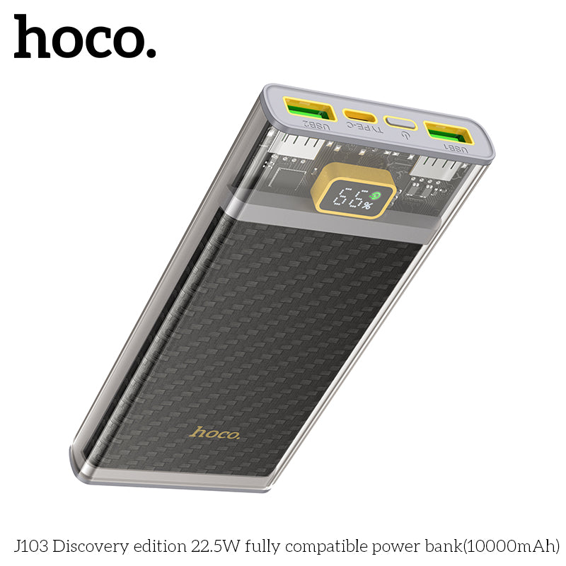 HD_SYNC:J103 Discovery edition 22.5W fully compatible power bank(10000mAh)