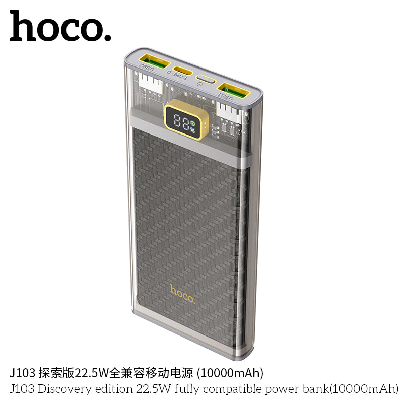 HD_SYNC:J103 Discovery edition 22.5W fully compatible power bank(10000mAh)