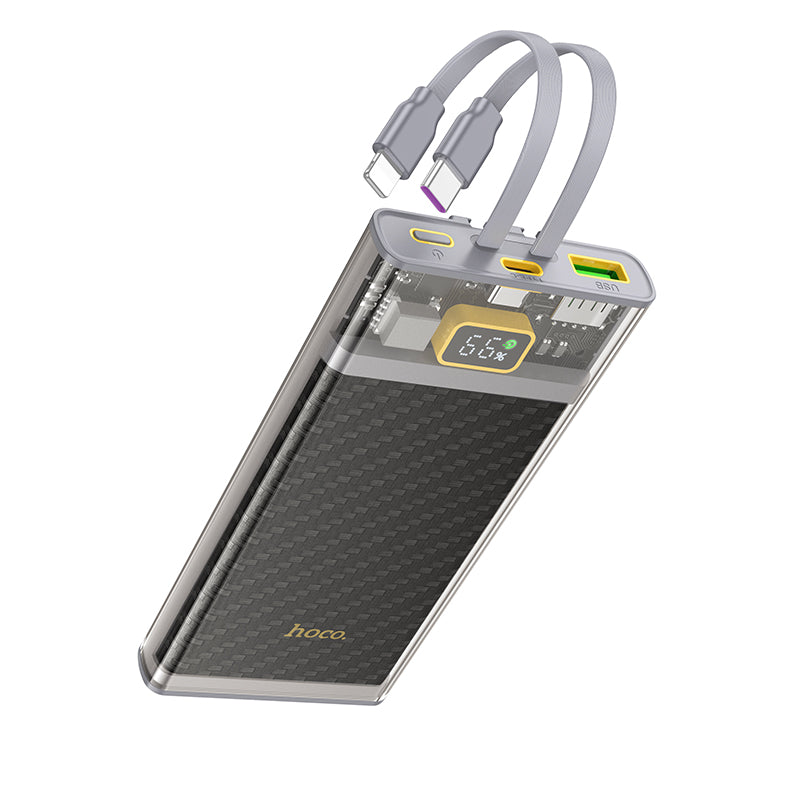 HD_SYNC:J104 Discovery edition 22.5W fully compatible power bank with cable(10000mAh)