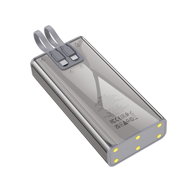 HD_SYNC:J104A Discovery edition 22.5W fully compatible power bank with cable(20000mAh)