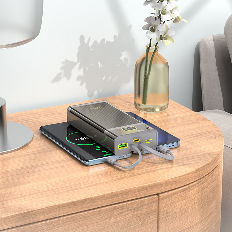 HD_SYNC:J104A Discovery edition 22.5W fully compatible power bank with cable(20000mAh)