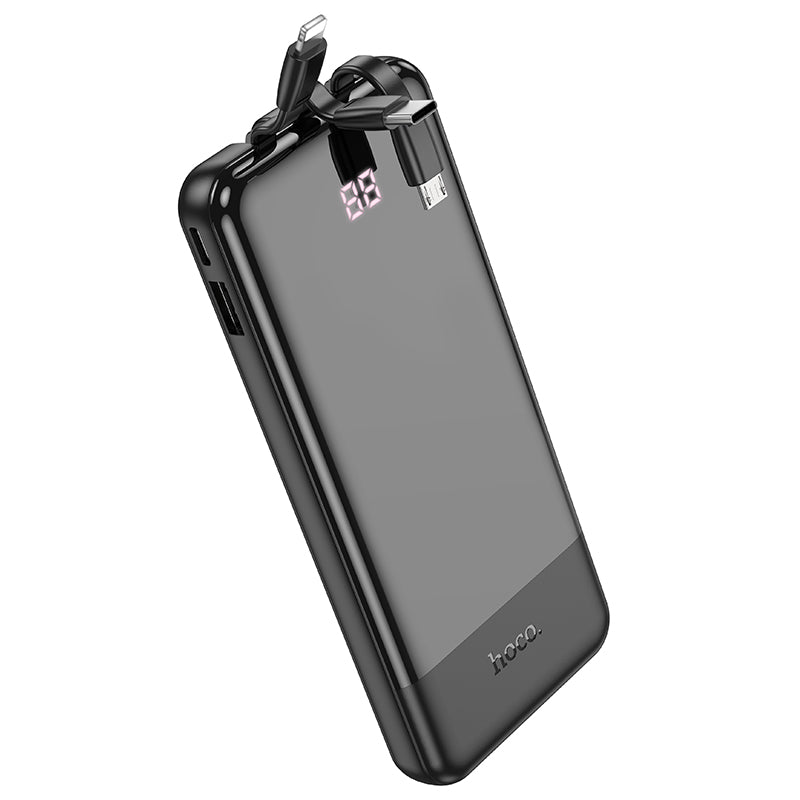 HD_SYNC:J114 Charger power bank with cable and digital display(10000mAh)