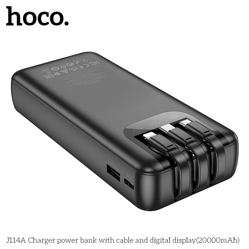 HD_SYNC:J114A Charger power bank with cable and digital display(20000mAh)