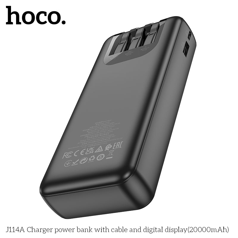 HD_SYNC:J114A Charger power bank with cable and digital display(20000mAh)