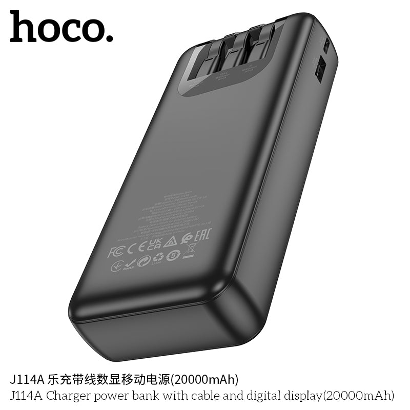 HD_SYNC:J114A Charger power bank with cable and digital display(20000mAh)