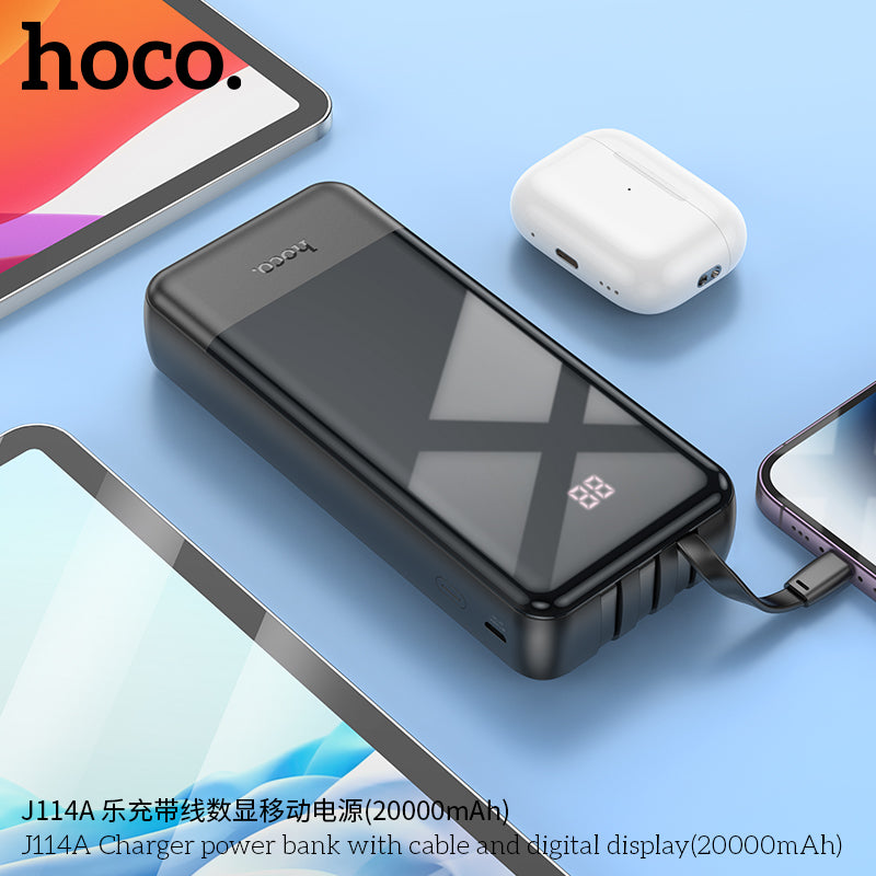 HD_SYNC:J114A Charger power bank with cable and digital display(20000mAh)