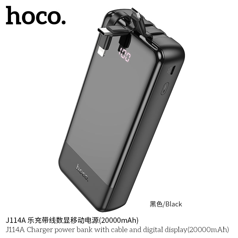 HD_SYNC:J114A Charger power bank with cable and digital display(20000mAh)