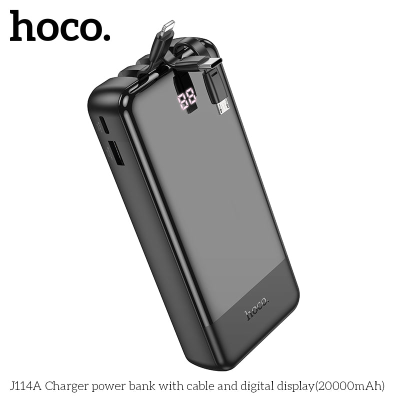 HD_SYNC:J114A Charger power bank with cable and digital display(20000mAh)