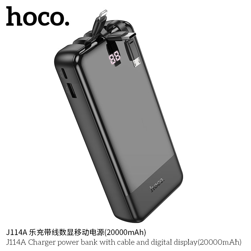 HD_SYNC:J114A Charger power bank with cable and digital display(20000mAh)