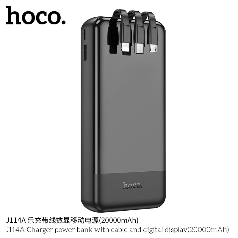 HD_SYNC:J114A Charger power bank with cable and digital display(20000mAh)