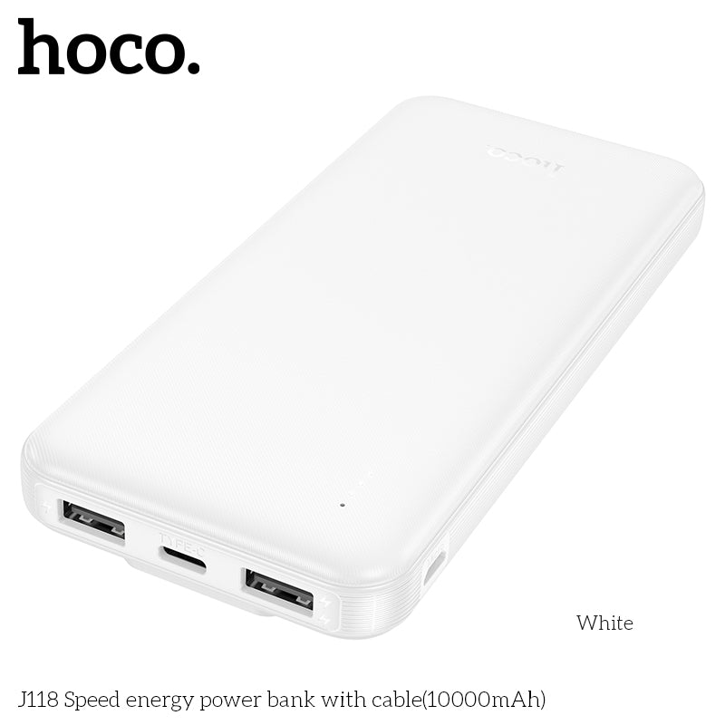 HD_SYNC:J118 Speed energy power bank with cable(10000mAh)