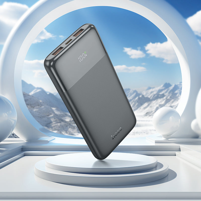 HD_SYNC:J121 Fast 22.5W+PD20W fully compatible power bank with digital display(10000mAh)