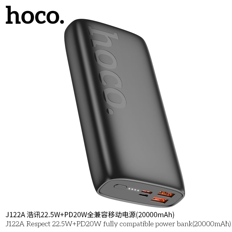 HD_SYNC:J122A Respect 22.5W+PD20W fully compatible power bank(20000mAh)