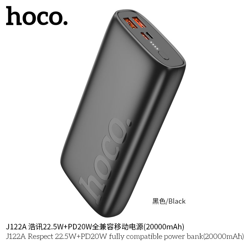 HD_SYNC:J122A Respect 22.5W+PD20W fully compatible power bank(20000mAh)
