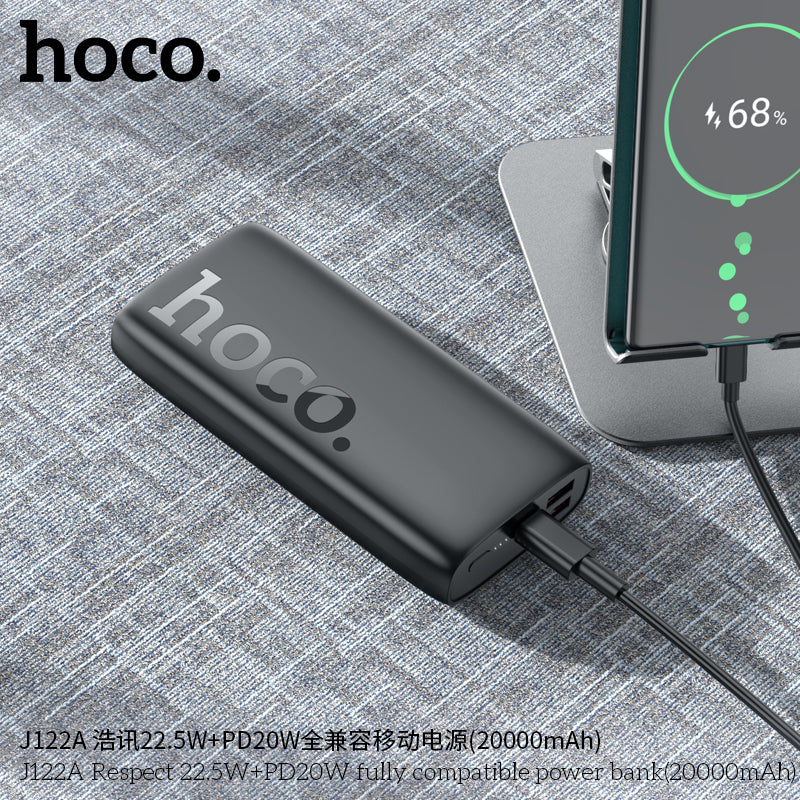 HD_SYNC:J122A Respect 22.5W+PD20W fully compatible power bank(20000mAh)