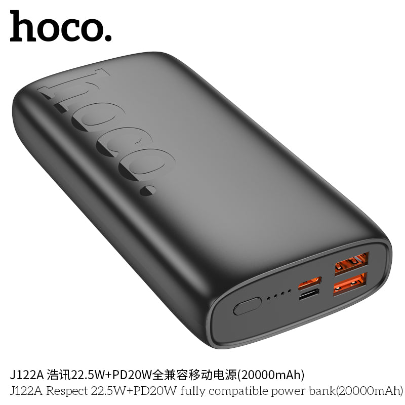 HD_SYNC:J122A Respect 22.5W+PD20W fully compatible power bank(20000mAh)