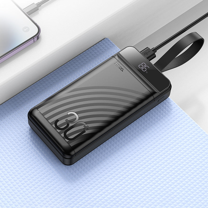 HD_SYNC:J123B Element 22.5W+PD20W fully compatible power bank with digital display(30000mAh)