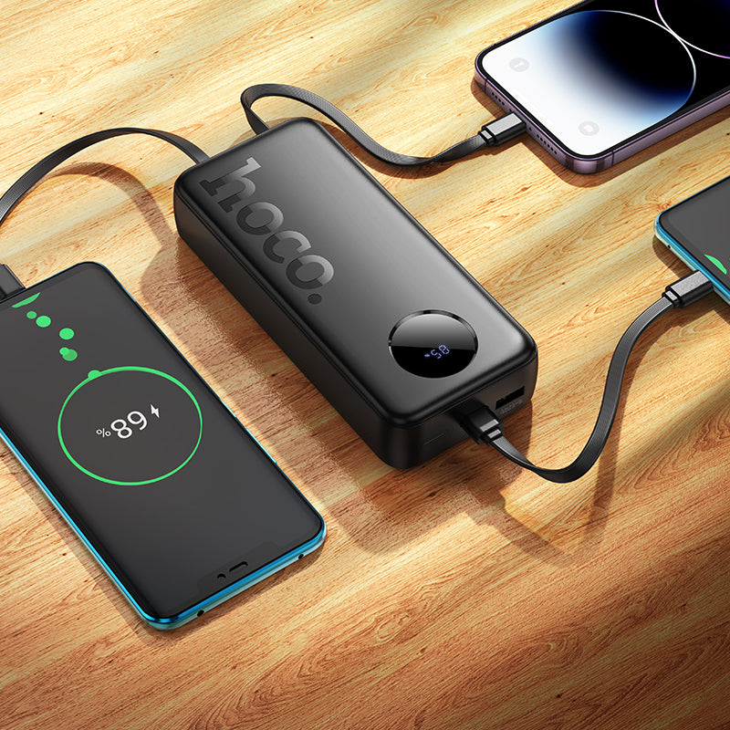 HD_SYNC:J132A Sabio 22.5W+PD20W fully compatible power bank with 3 cables(20000mAh)(CCC)