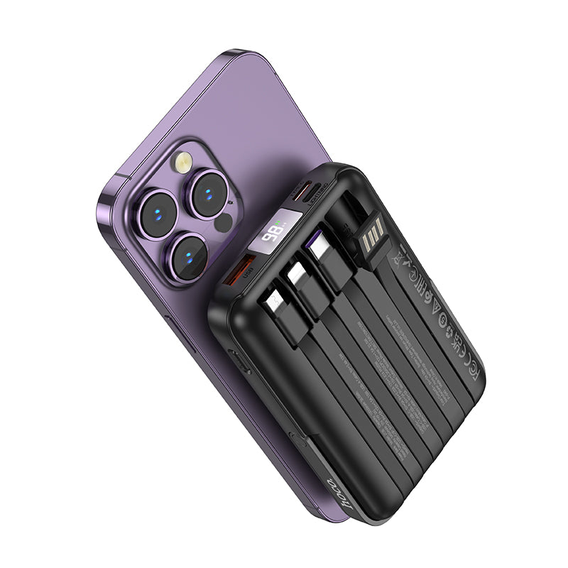 HD_SYNC:J135 Rico 22.5W+PD20W fully compatible magnetic fast charging power bank with 4 cables(10000mAh)(UN)