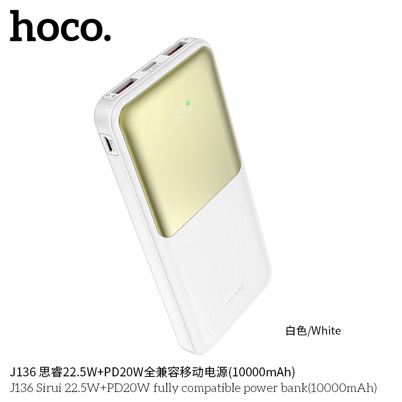 HD_SYNC:J136 Sirui 22.5W+PD20W fully compatible power bank(10000mAh)(UN)