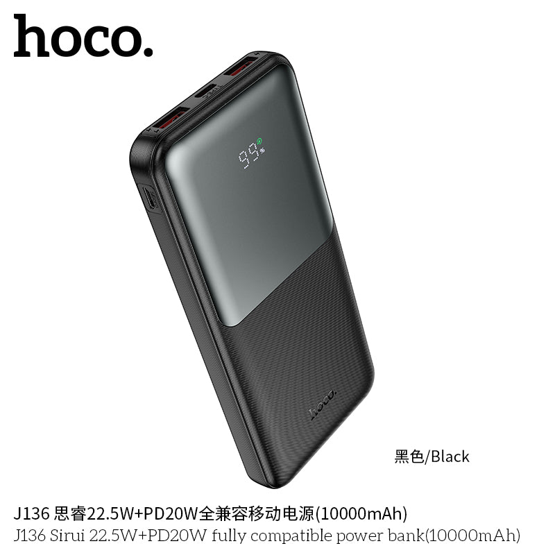 HD_SYNC:J136 Sirui 22.5W+PD20W fully compatible power bank(10000mAh)