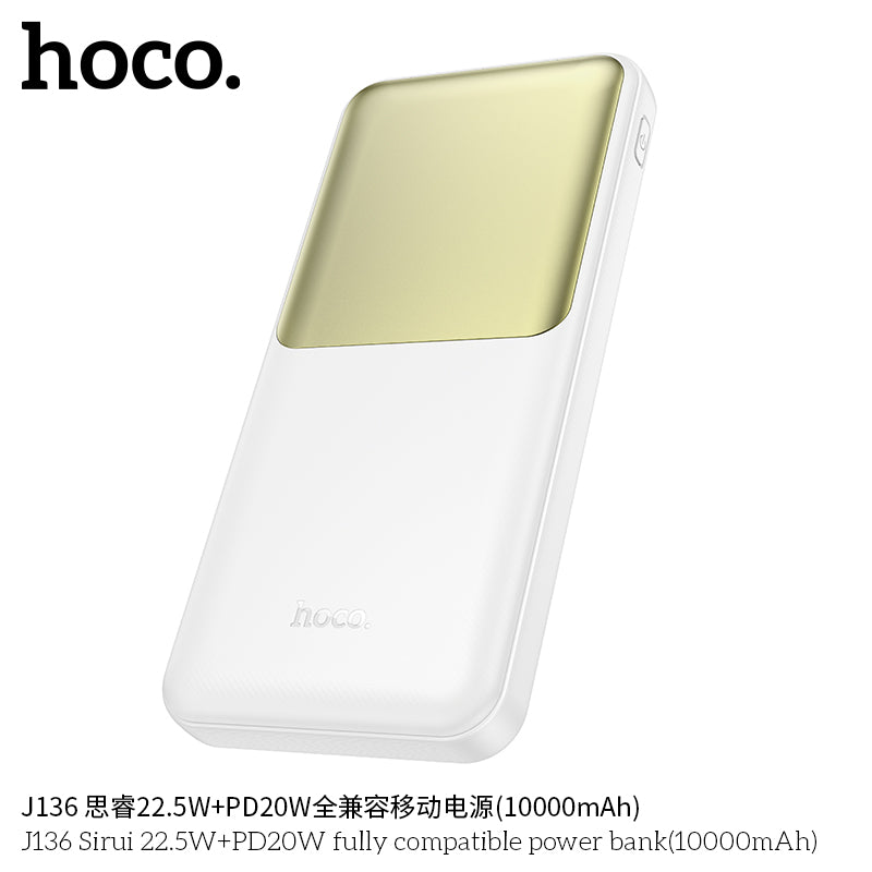 HD_SYNC:J136 Sirui 22.5W+PD20W fully compatible power bank(10000mAh)