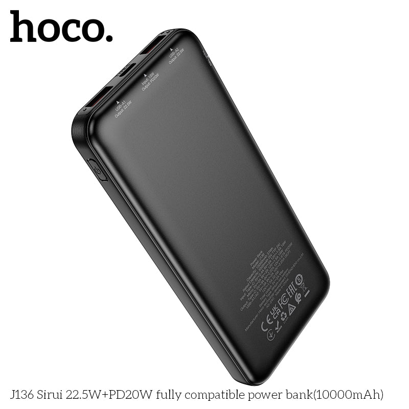 HD_SYNC:J136 Sirui 22.5W+PD20W fully compatible power bank(10000mAh)
