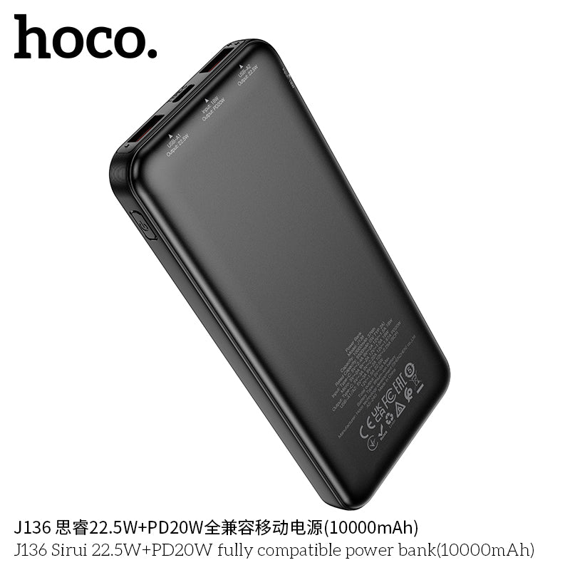 HD_SYNC:J136 Sirui 22.5W+PD20W fully compatible power bank(10000mAh)(UN)
