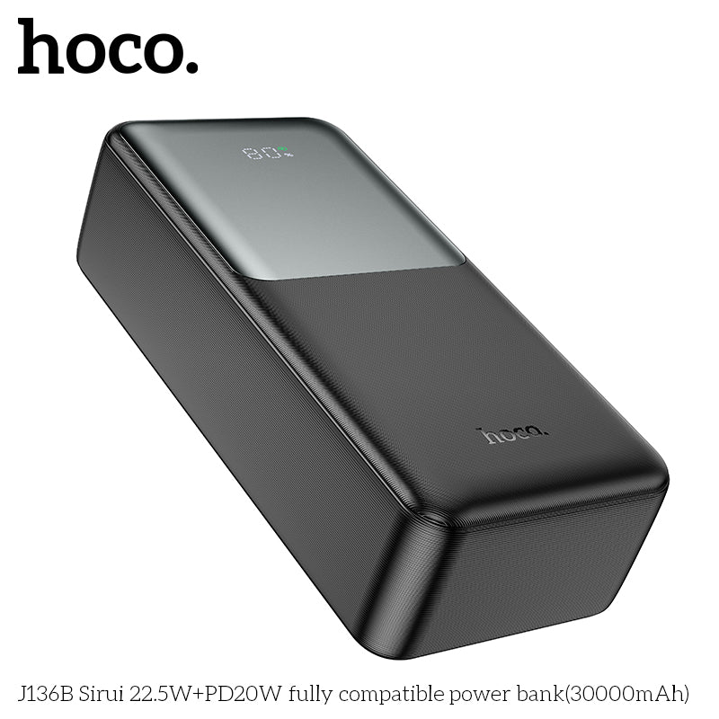 HD_SYNC:J136B Sirui 22.5W+PD20W fully compatible power bank(30000mAh)(UN)